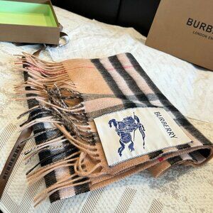 New Burberry cashmere scarf